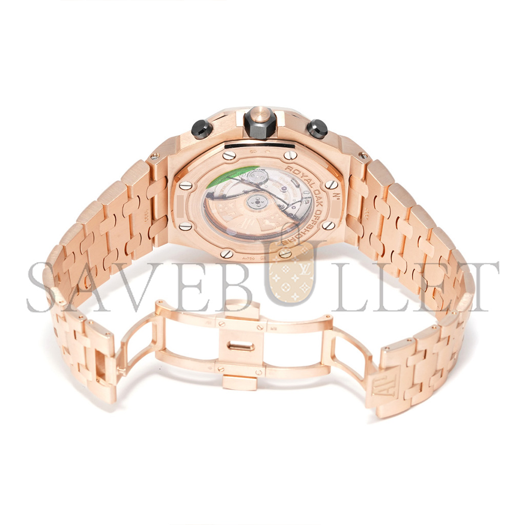 AUDEMARS PIGUET ROYAL OAK OFFSHORE ROSE GOLD WATCH 26470OR.OO.1000OR.01